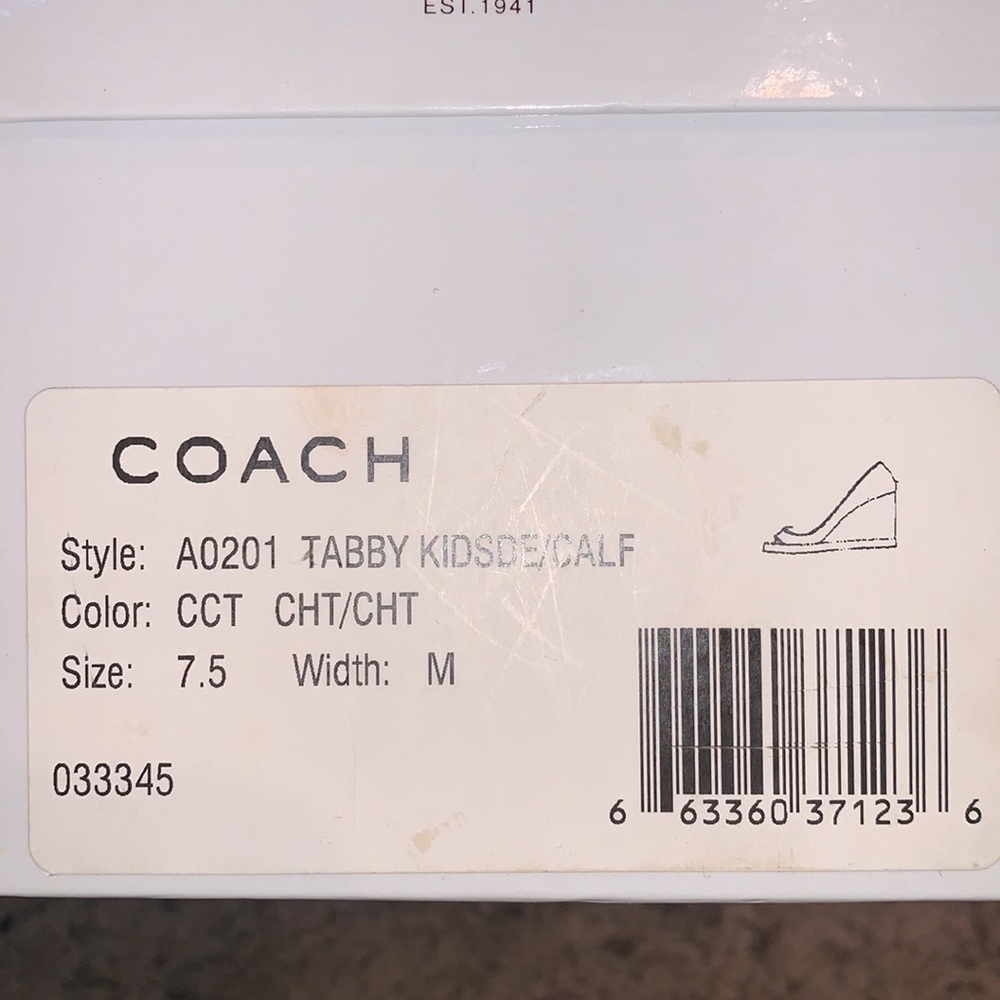 Coach wedge shoes - Picture 2 of 9